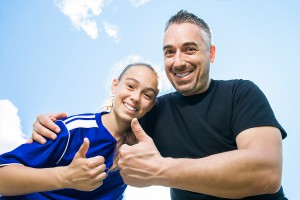 Vater mit Tochter Vater mit Tochter